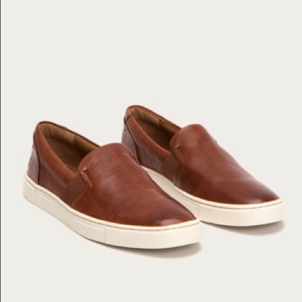 Frye Ivy Slip On Sneaker in Cognac